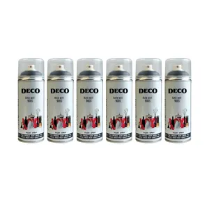 اسپری  رنگ مشکی دکو مدل D6 حجم 400 میلی لیتر مجموعه 6 عددی