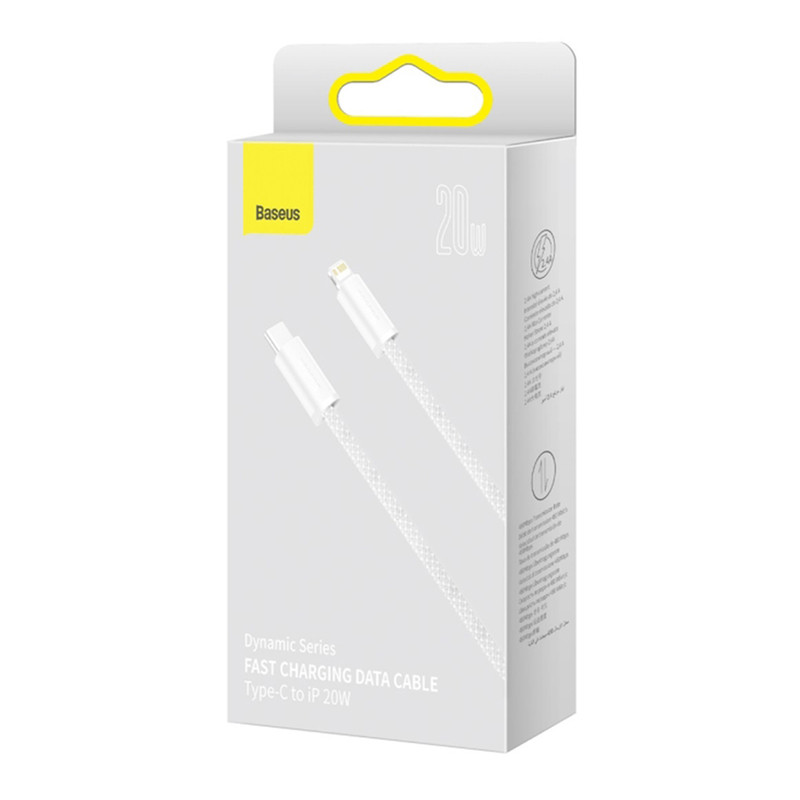 کابل تبدیل USB-C به لایتنینگ باسئوس مدل CALD000002 طول 1 متر
