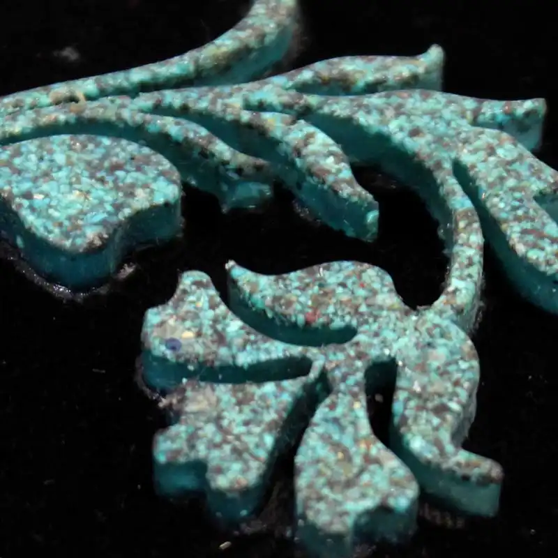 تابلو فیروزه کوبی طرح گل کد 17-17