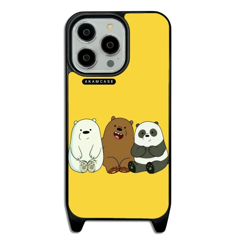 کاور آکام مدل AMCWLA13PRO-BARE BEAR6 مناسب برای گوشی موبایل اپل iPhone 13 Pro