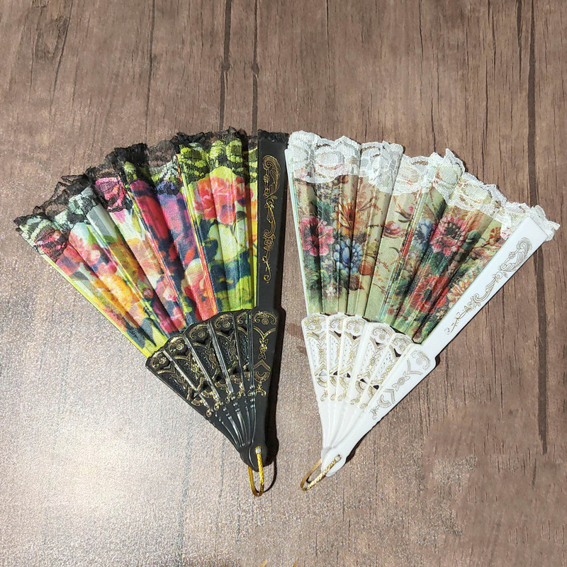بادبزن طرح گل