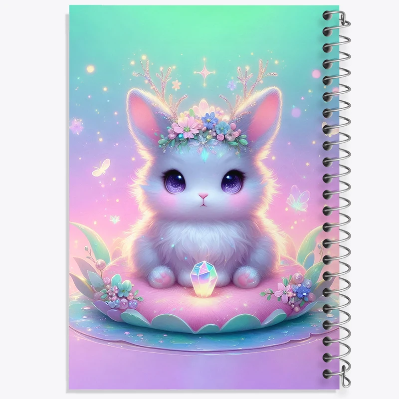 دفتر مشق 50 برگ خندالو طرح خرگوش بامزه کد F5381