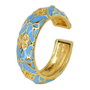 انگشتر زنانه مدل میناکاری کد yy641