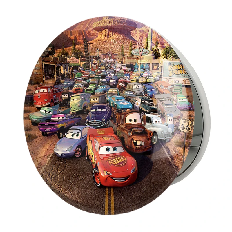 آینه جیبی خندالو طرح انیمیشن ماشین ها  مدل تاشو کد 2263 