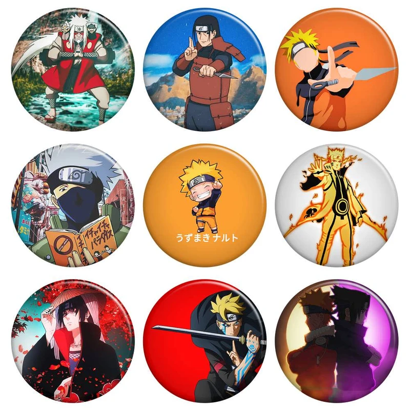 پیکسل گالری باجو طرح انیمه ناروتو کد naruto1 مجموعه 9 عددی