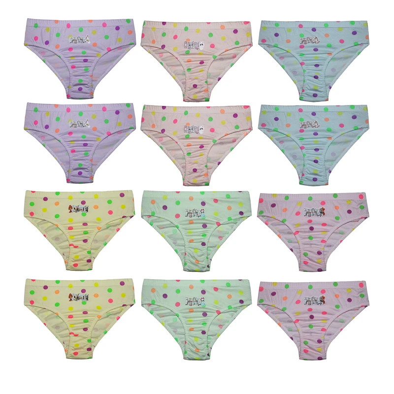 شورت دخترانه چیندکا مدل سوپر پنبه کد 1005 مجموعه 12 عددی