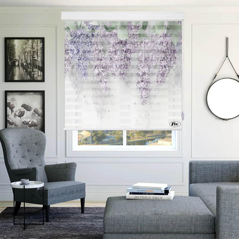 پرده زبرا زیو مدل 3D-1068 سایز 150x200 سانتی متر