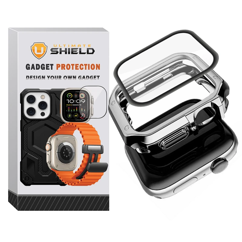 کاور آلتیمیت شیلد مدل Lux Shield UL مناسب برای اپل واچ سری 4/5/6/Se سایز 40 میلی متری به همراه محافظ صفحه نمایش