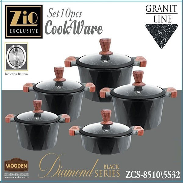 سرویس پخت و پز 10 پارچه زیو مدل ZCS-8510