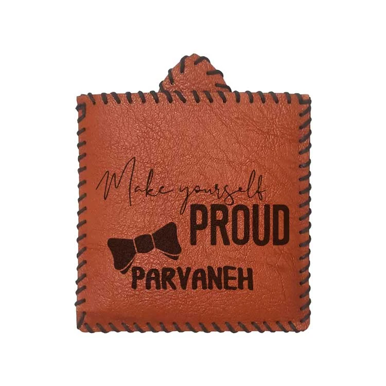 آینه آرایشی جیبی مدل اسم پروانه