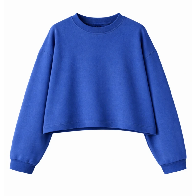 عکس شماره 5 : کراپ سویشرت زنانه مدل درسا