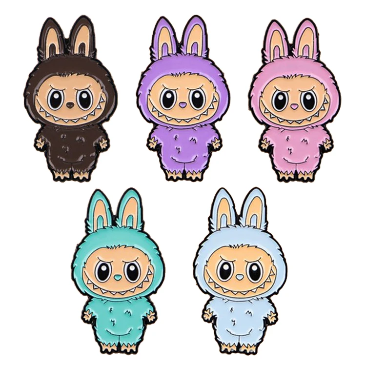 استیکر پارچه و لباس پاد آفرین مدل عروسک لبوبو Labubu کد S1182