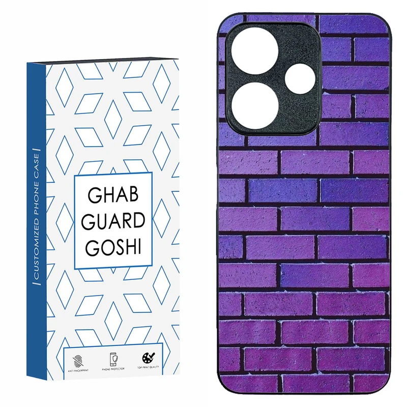 کاور قاب گارد گوشی طرح دیوار آجری کد TPU-255 مناسب برای گوشی موبایل شیائومی  REDMI 13  