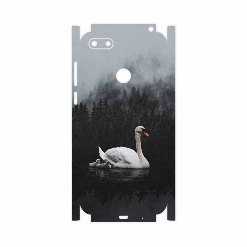 برچسب پوششی ماهوت مدل Swan Lake-FullSkin مناسب برای گوشی موبایل موتورولا Moto E6 Plus
