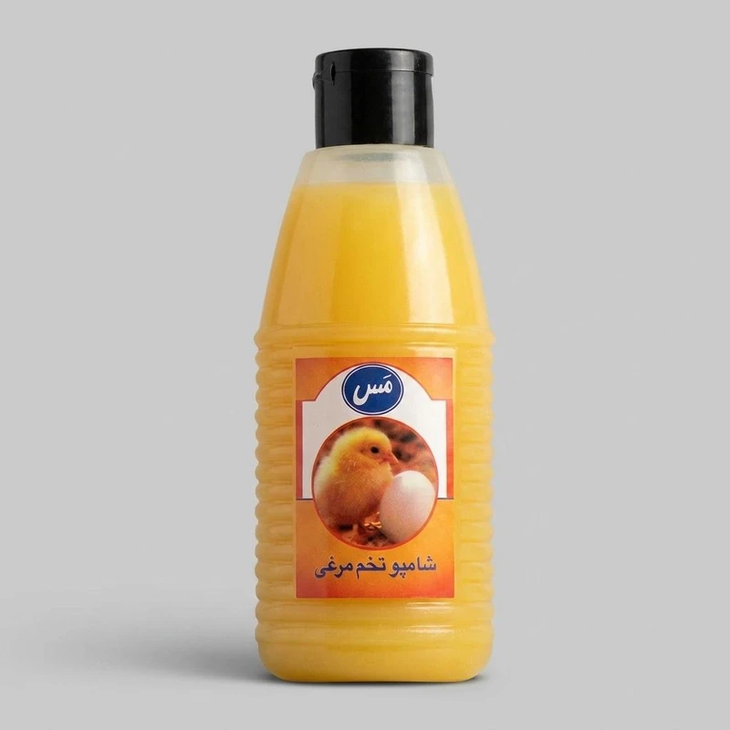 شامپو مو مس مدل تخم مرغی حجم 220 میلی‌لیتر، ترمیم‌کننده، درخشان‌کننده و حالت‌دهنده، مناسب موهای معمولی، حاوی پروتئین و زرده تخم مرغ