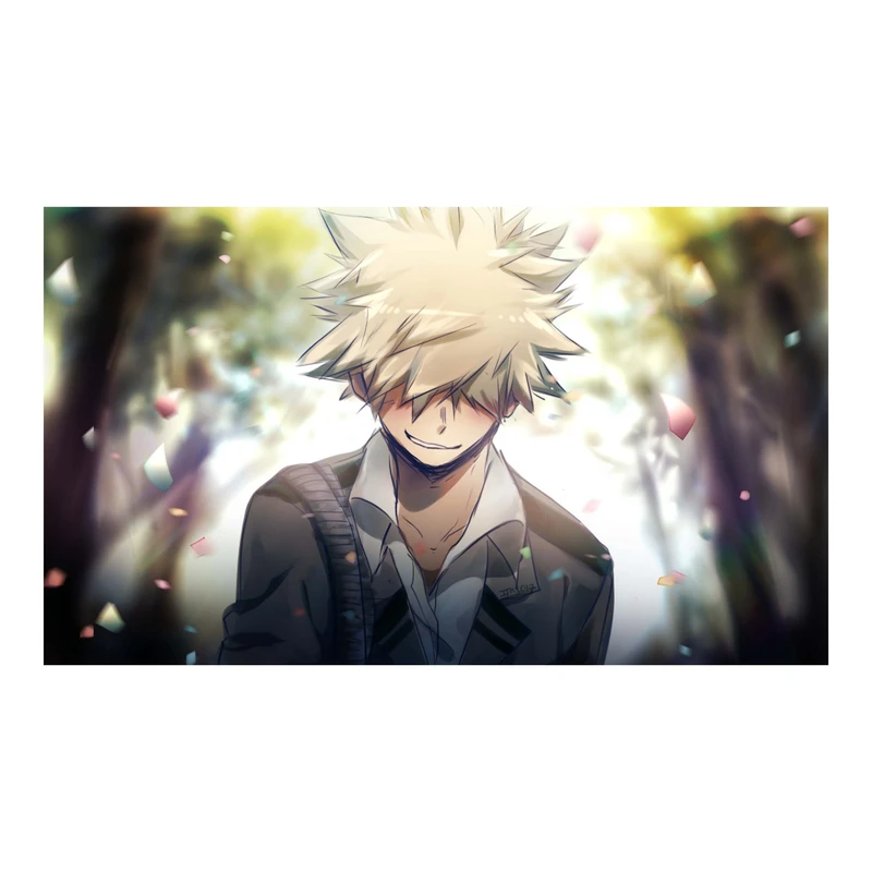 استیکر لپ تاپ و موبایل مدل انیمه طرح مدرسه قهرمانانه من کاتسوکی باکوگو My Hero Academia Katsuki Bakugo کد 3633