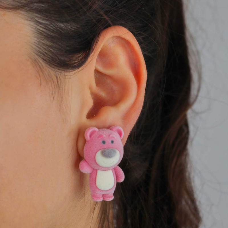 گوشواره دخترانه مدل عروسکی ببری کد CR2