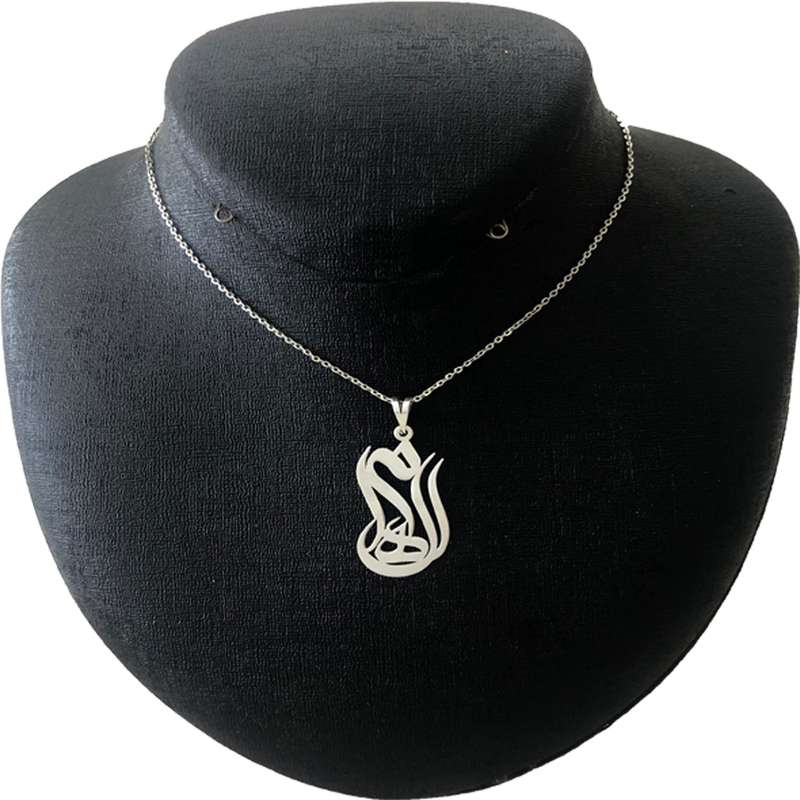 گردنبند نقره زنانه مدل الهام گردنبند نقره زنانه مدل الهام