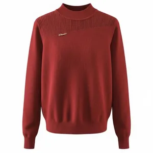 پلیور یقه ایستاده زنانه مدل ستاره GH123