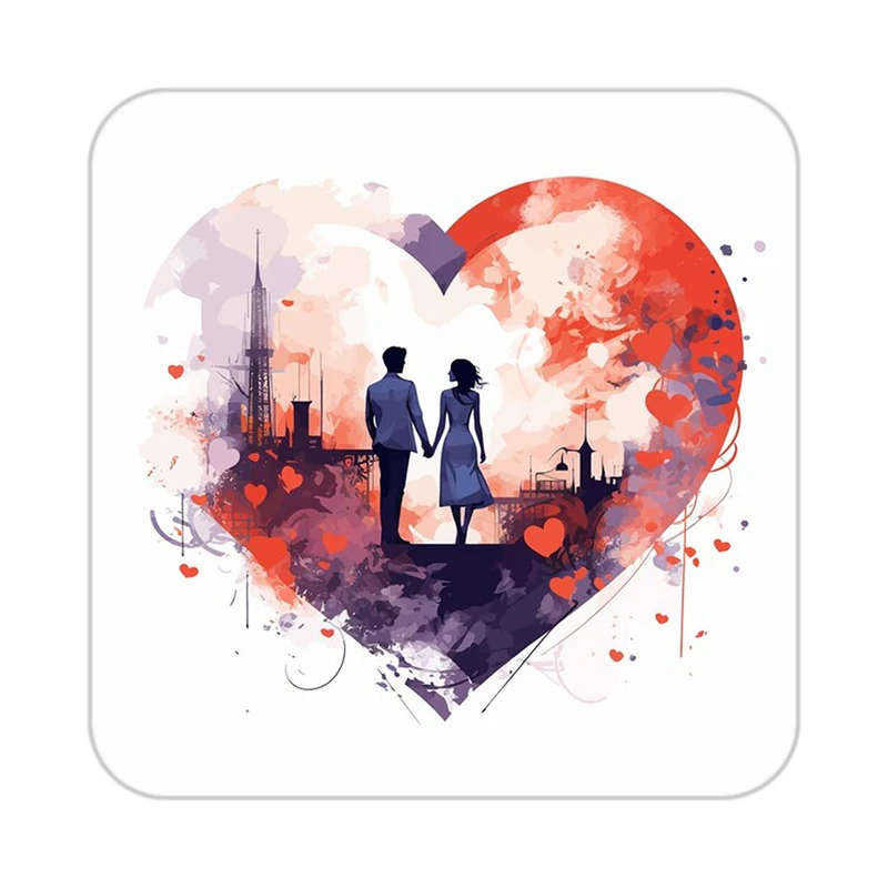 زیر لیوانی کاکتی مدل عاشقانه کد mp12269