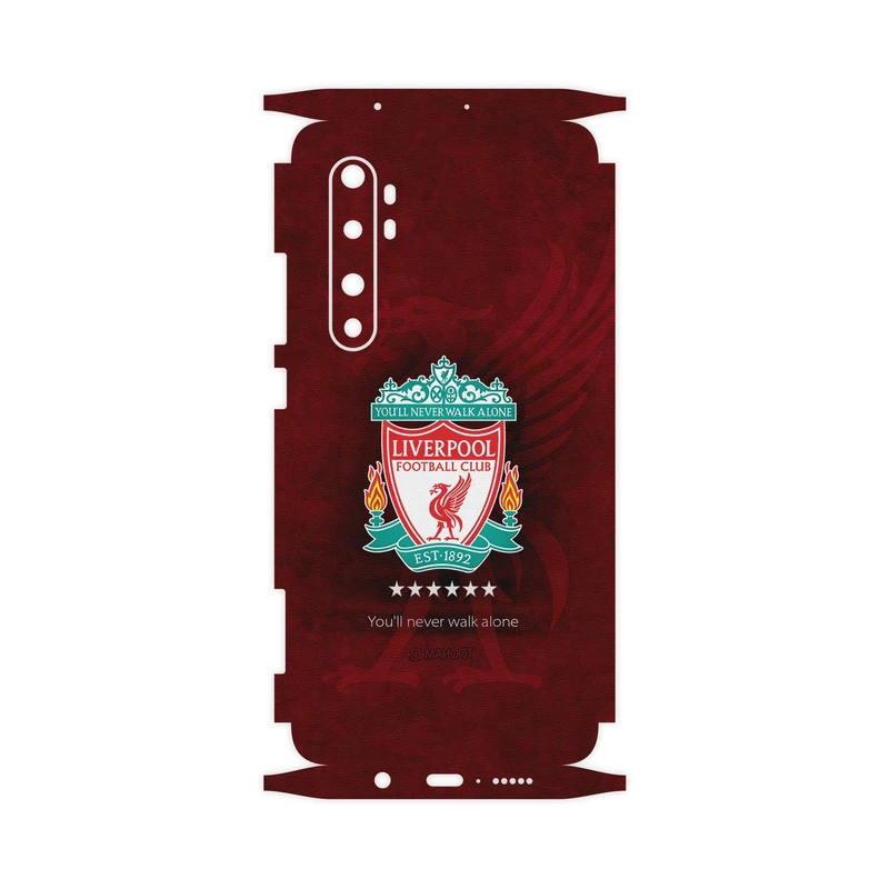 برچسب پوششی ماهوت مدل Liverpool-FC-FullSkin مناسب برای گوشی موبایل شیائومی MI Note 10 Lite