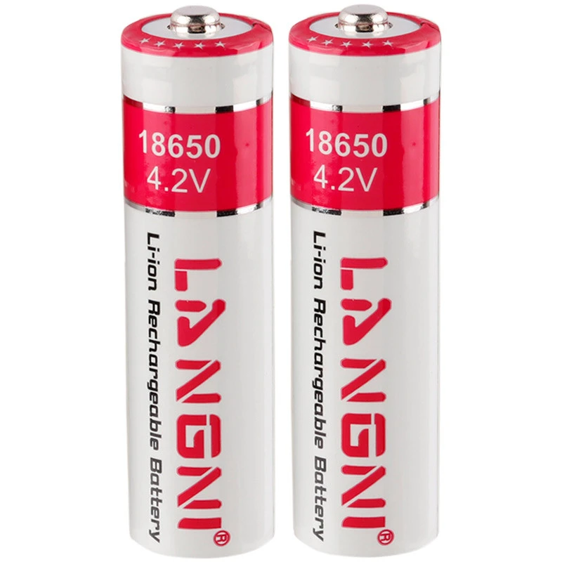 باتری لیتیوم یون قابل شارژ لانگنی مدل 18650 ظرفیت 3000 میلی آمپر ساعت بسته 2 عددی