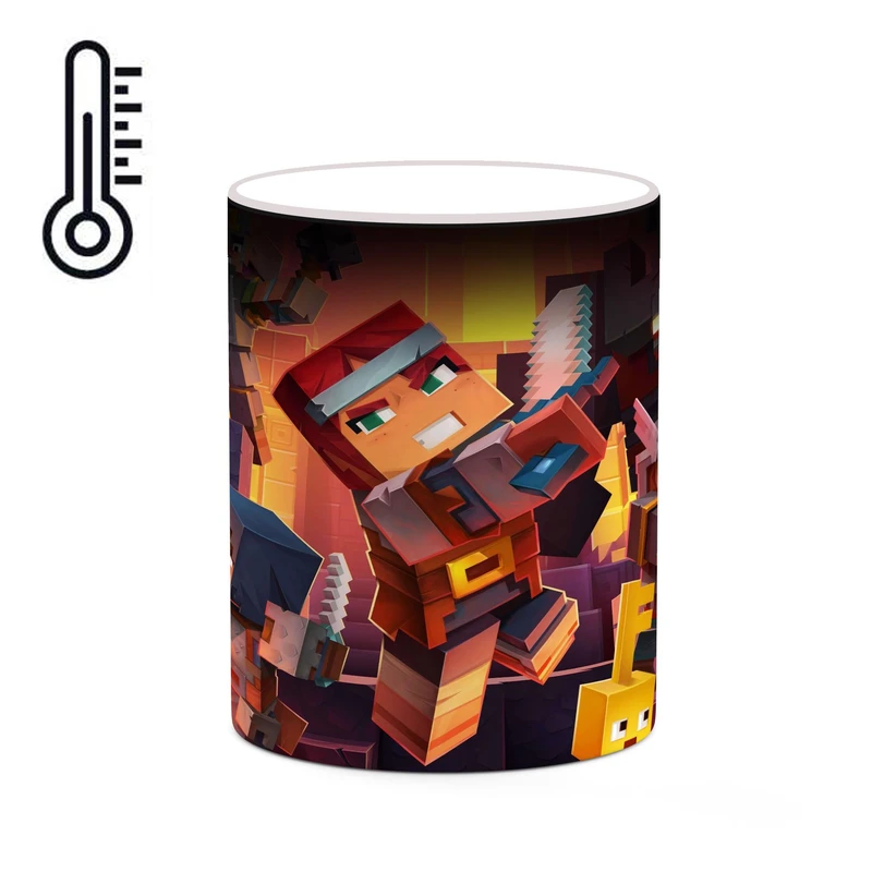 ماگ حرارتی کاکتی طرح ماینکرافت minecraft مدل mgh41533