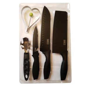 نقد و بررسی سرویس چاقو آشپزخانه 5 پارچه مدل B5 توسط خریداران