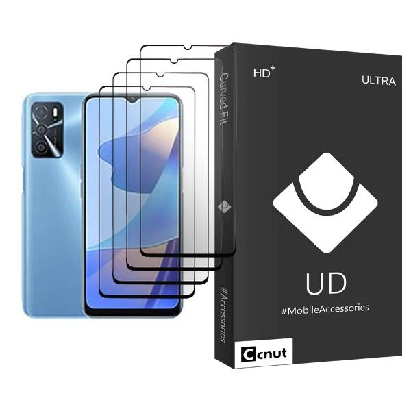 محافظ صفحه نمایش کوکونات مدل UDB Ultra MIX004 مناسب برای گوشی موبایل اوپو A16 بسته چهار عددی
