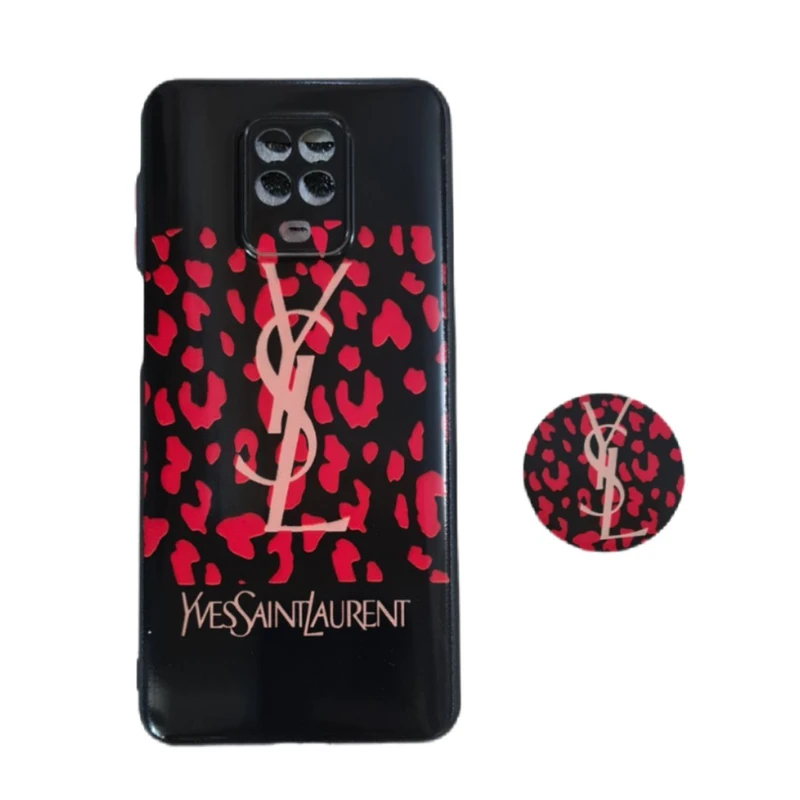 کاور طرح دخترانه کد YSL-910 مناسب برای گوشی موبایل شیائومی Redmi Note 9s / 9 Pro به همراه پاپ سوکت