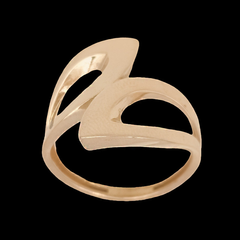 انگشتر طلا کم اجرت 18 عیار زنانه ناریا مدل پرادا کد AZ19-11 سایز 56