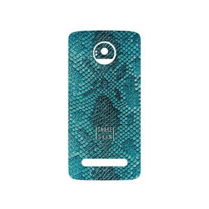 MAHOOT Blue Snake Skin Cover Sticker for Motorola Moto Z2 Play