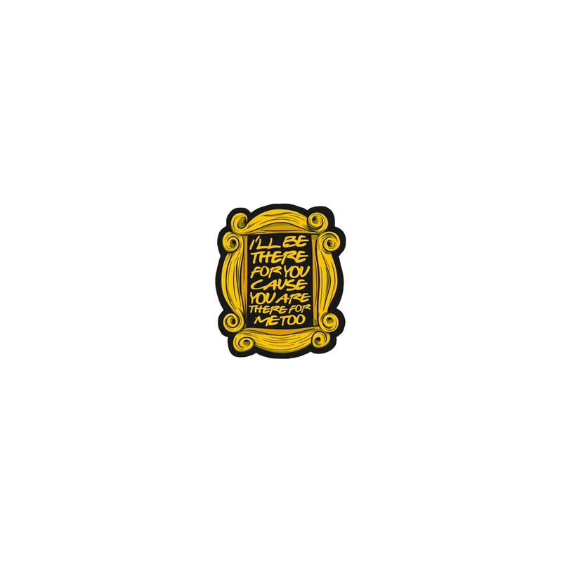 استیکر تزئینی موبایل و تبلت لولو مدل برای تو انجا خواهم بود سریال FRIENDS کد 177