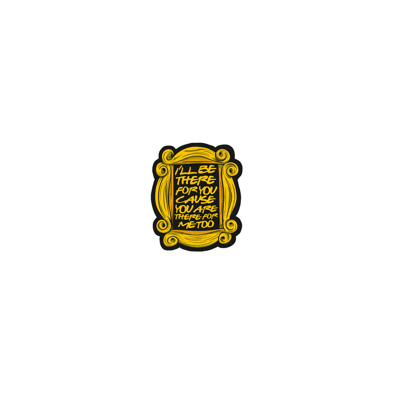 استیکر تزئینی موبایل و تبلت لولو مدل برای تو انجا خواهم بود سریال FRIENDS کد 177