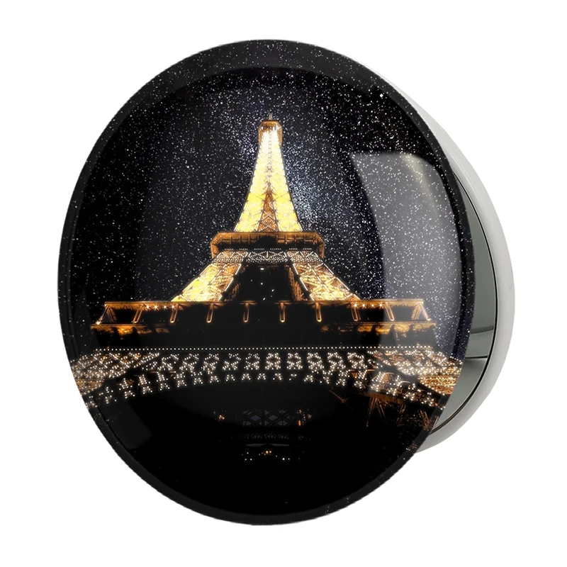 آینه جیبی خندالو طرح برج ایفل مدل تاشو کد 20743 