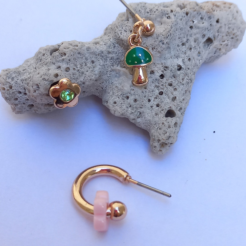 گوشواره زنانه مدل SMR 0288 مجموعه 3 عددی