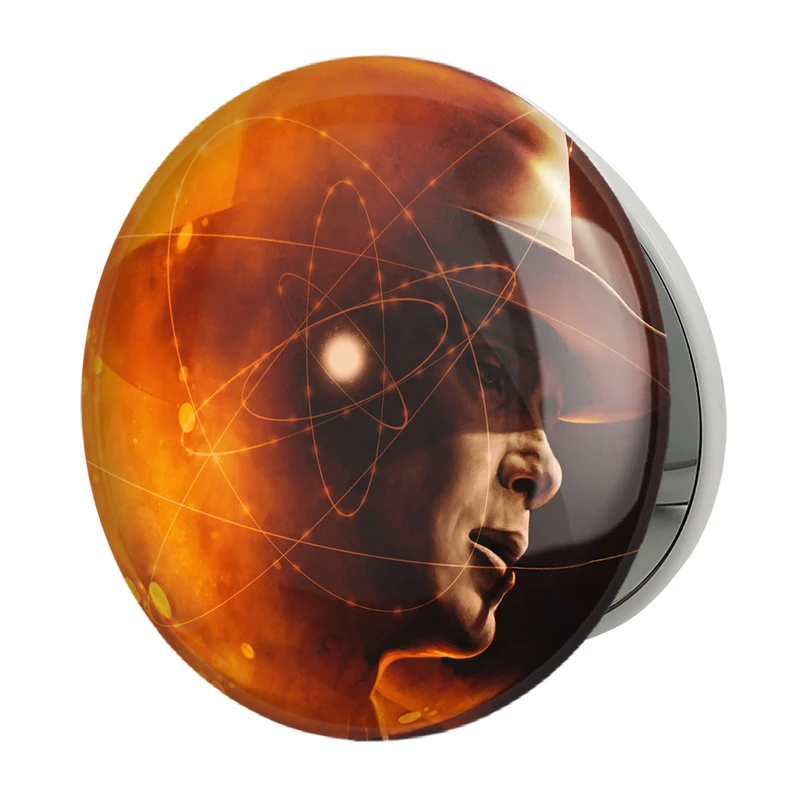 آینه جیبی خندالو طرح اوپنهایمر Oppenheimer مدل تاشو کد 31022