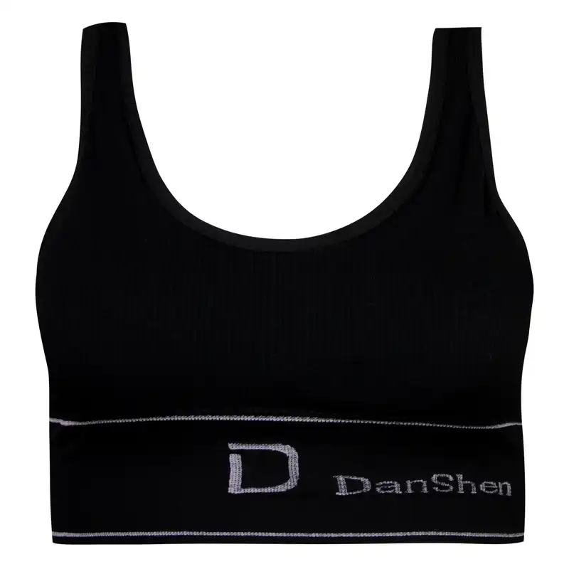 نیم تنه ورزشی زنانه مدل بدون فنر پددار کد 4562 رنگ مشکی