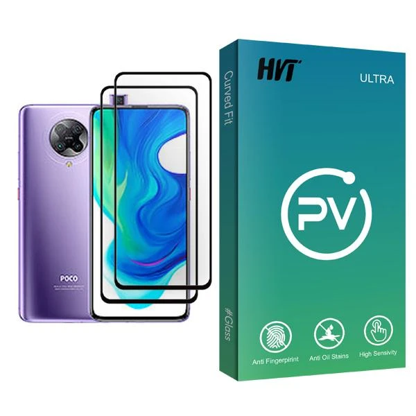 محافظ صفحه نمایش اچ وی تی مدل PV Glass MIX002 مناسب برای گوشی موبایل شیائومی Poco F2 Pro بسته دو عددی