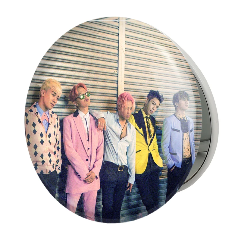 آینه جیبی خندالو طرح گروه بیگ بنگ BIGBANG مدل تاشو کد 12569 