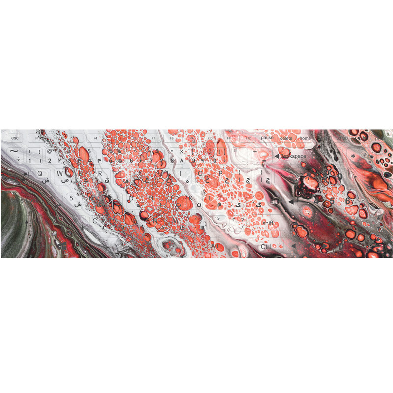 برچسب حروف فارسی کیبورد مدل Art 103