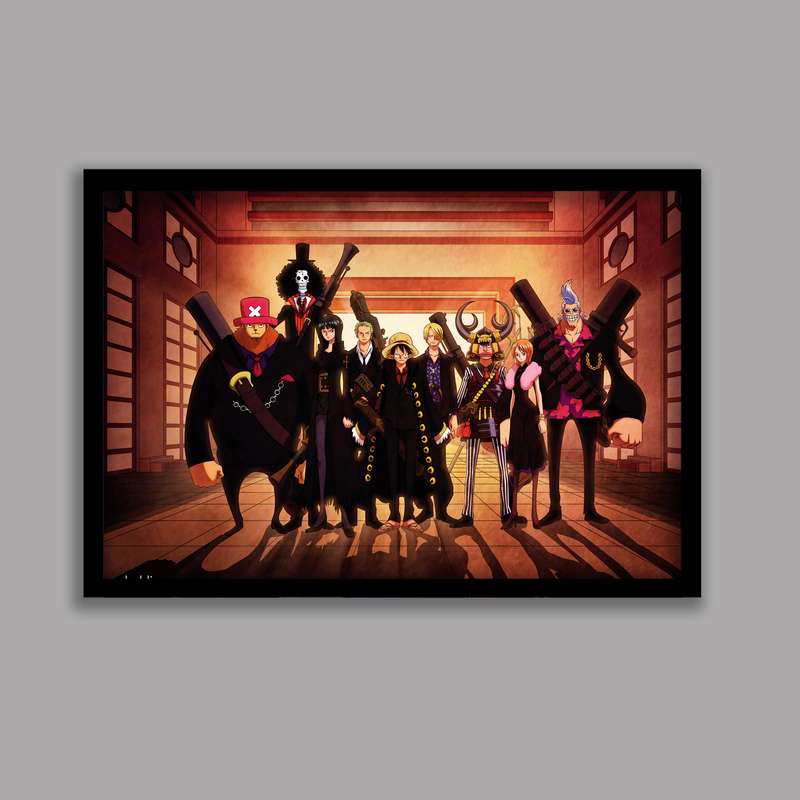 تابلو مدل انیمه وان پیس One Piece کد LA-G10492-2