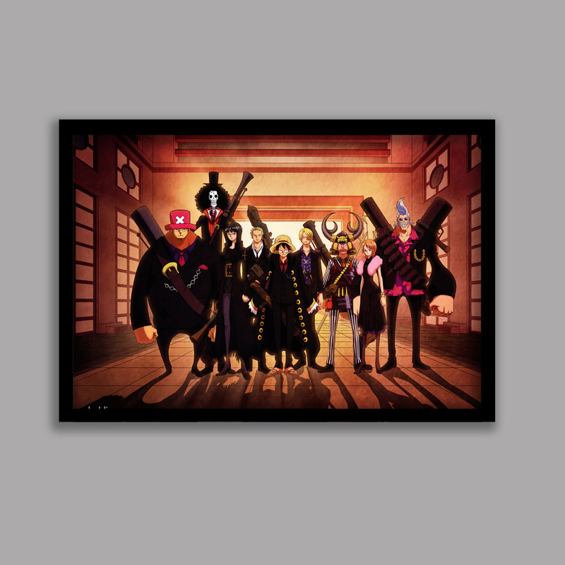 تابلو مدل انیمه وان پیس One Piece کد LA-G10492-2