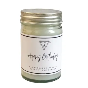 شمع دست ساز تیهار کندل مدل N.W.BIRTHDAY