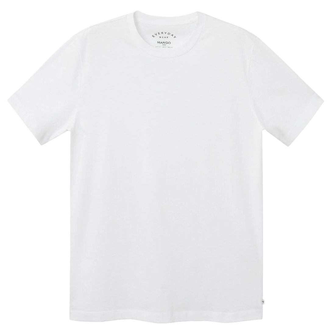 تی شرت آستین کوتاه مردانه مانگو مدل WT776CHE -  - 1