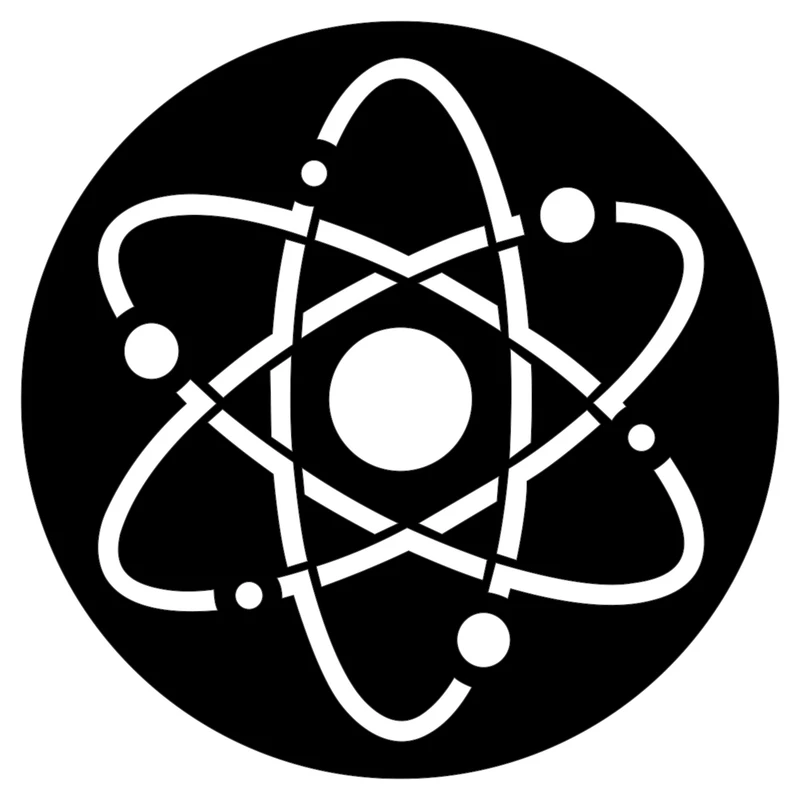 دیوارکوب طرح اتم و انرژی هسته ای مدل B1094-2929