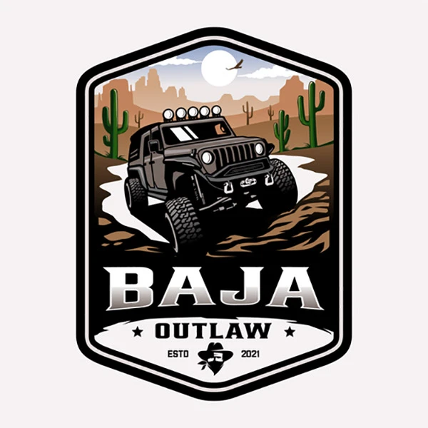 برچسب بدنه خودرو رایسان طرح آفرود کد OF0018