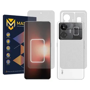 Master Resistant model matte Screen protector suitable for Realme GT3 mobile phone along with the phone back protector