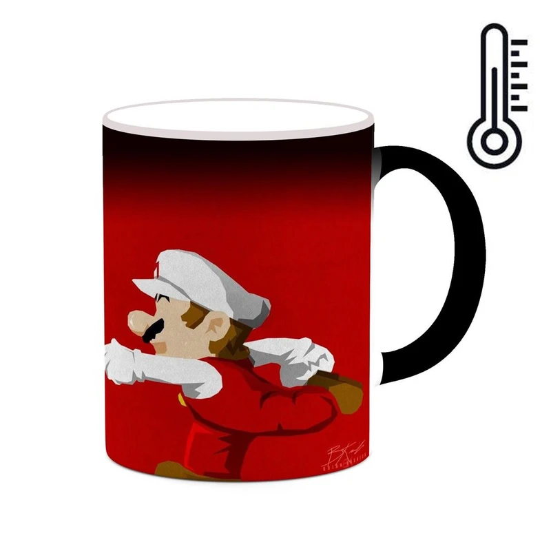 ماگ حرارتی کاکتی مدل بازی سوپر ماریو Super Mario کد mgh30505