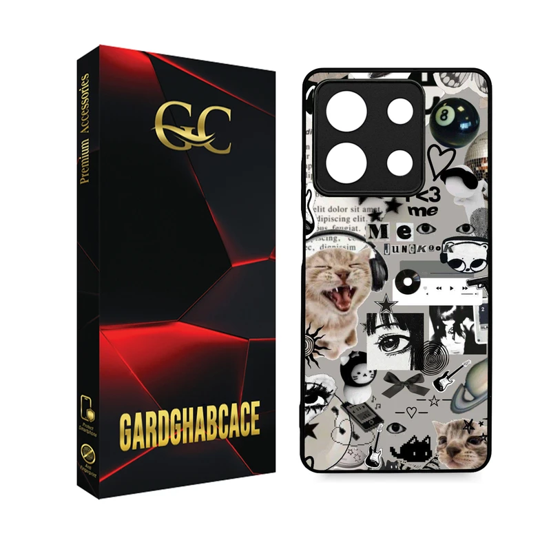 کاور گارد قاب کیس مدل دخترانه T مناسب برای گوشی موبایل شیائومی  Redmi Note 13 4G